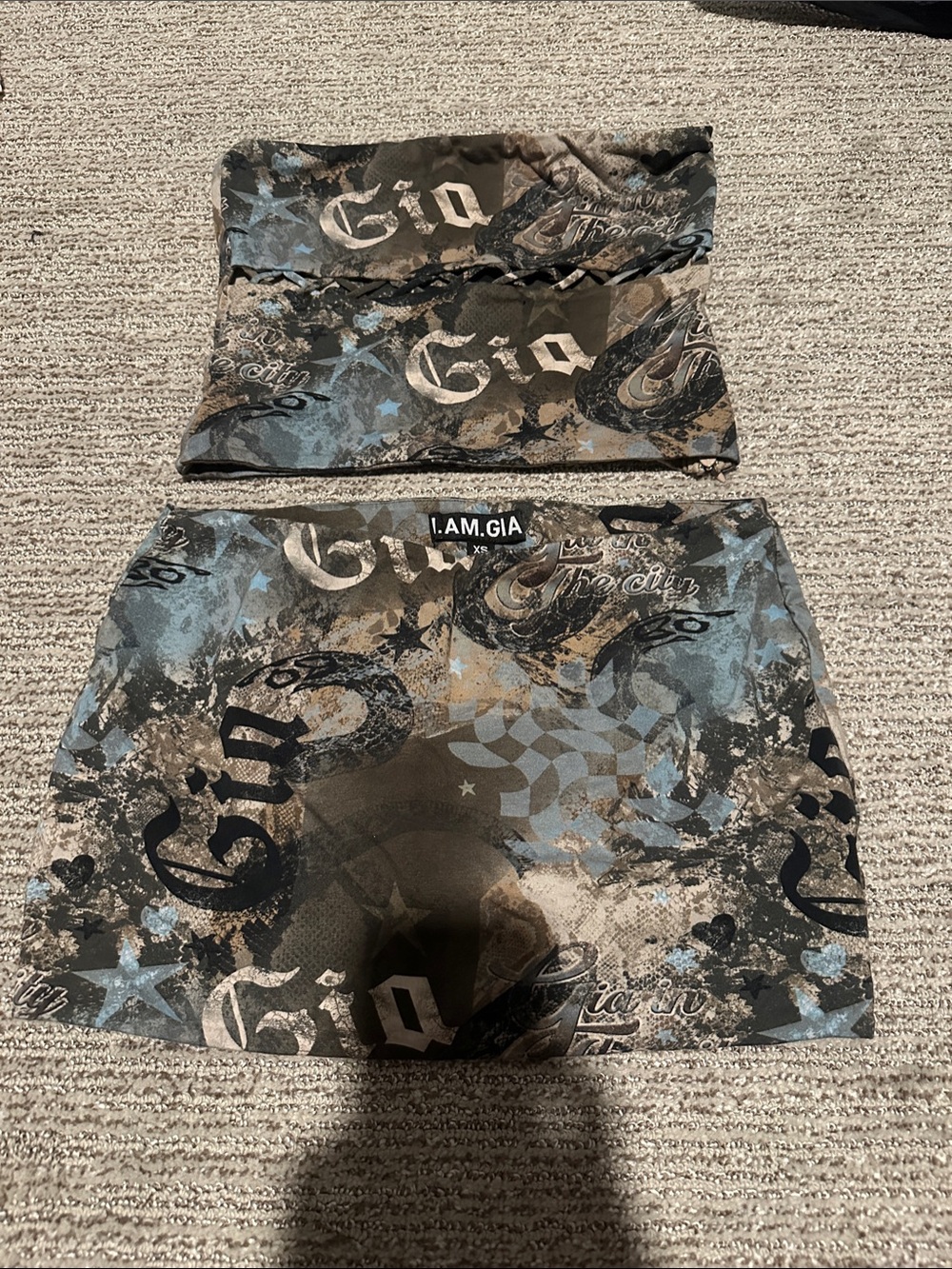 I.AM.GIA blue/multi Skirt Set